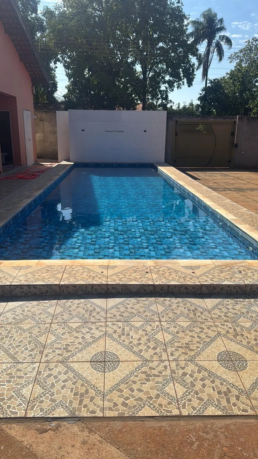 Piscina da Pousada Estrela de Davi em Itapura - SP